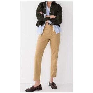 J. Crew Pants Women's Size 29P Tan Vintage Slim Straight‎ Ankle Length Preppy